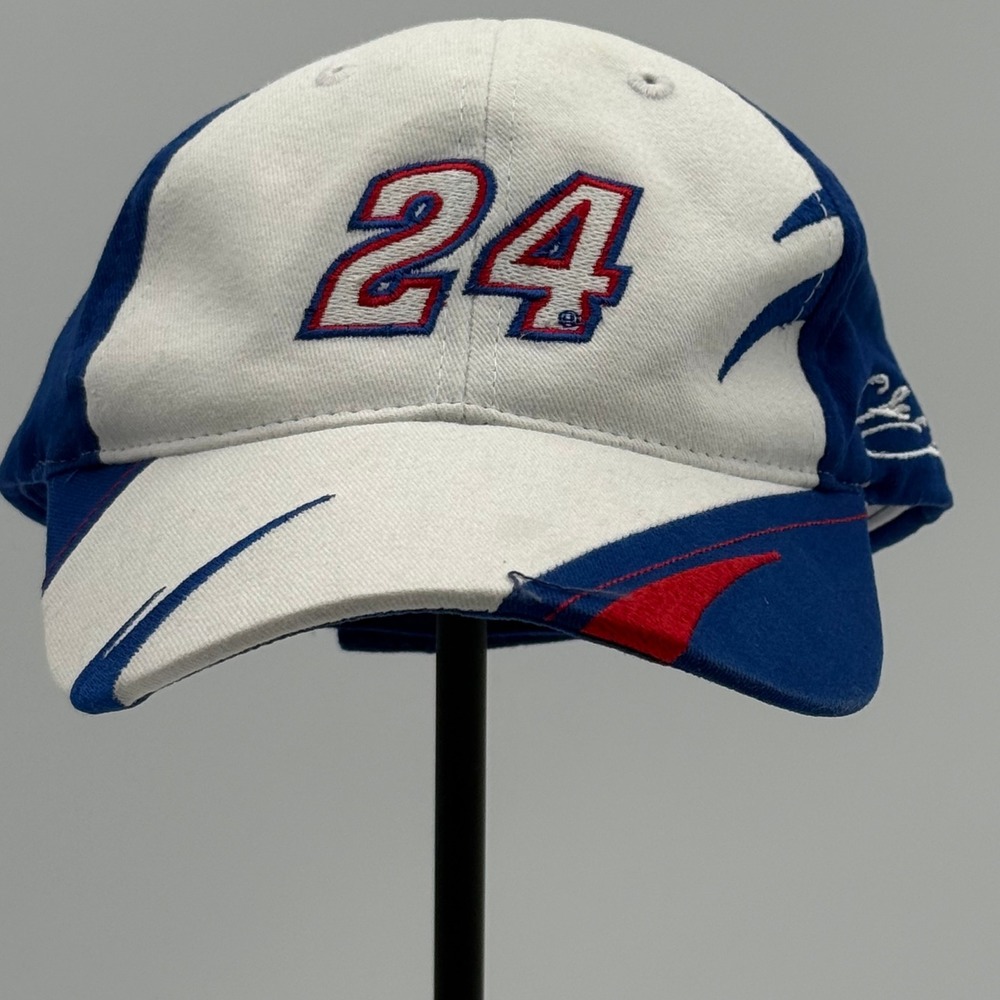 Hendrick Motorsports NASCAR # 24 Hat Blue White Adjustable Strapback Cap